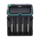 XTAR X4 Ladegerät – Schnellladegerät mit LCD & USB-Ausgang