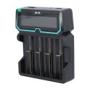 XTAR X4 Ladegerät – Schnellladegerät mit LCD & USB-Ausgang