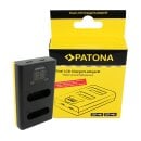 PATONA Dual LCD USB Ladegerät für Nikon EN-EL23