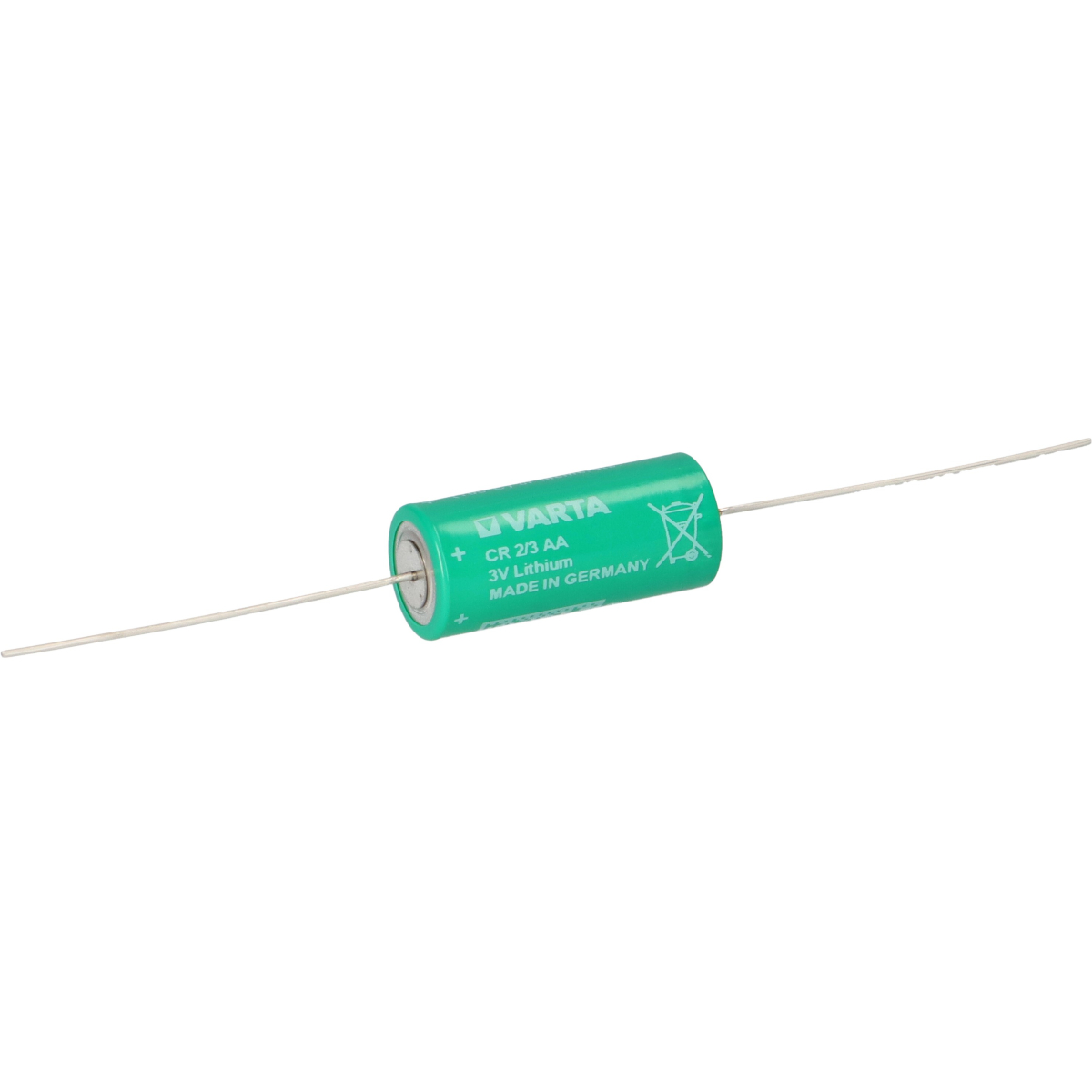 Varta CR AA Lithium Batterie 6117 mit Axial Draht – passend für Wärmezähler