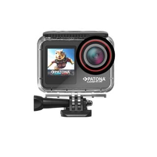 PATONA Platinum Action Cam Life SL5 mit Dual Screen und Zubehör