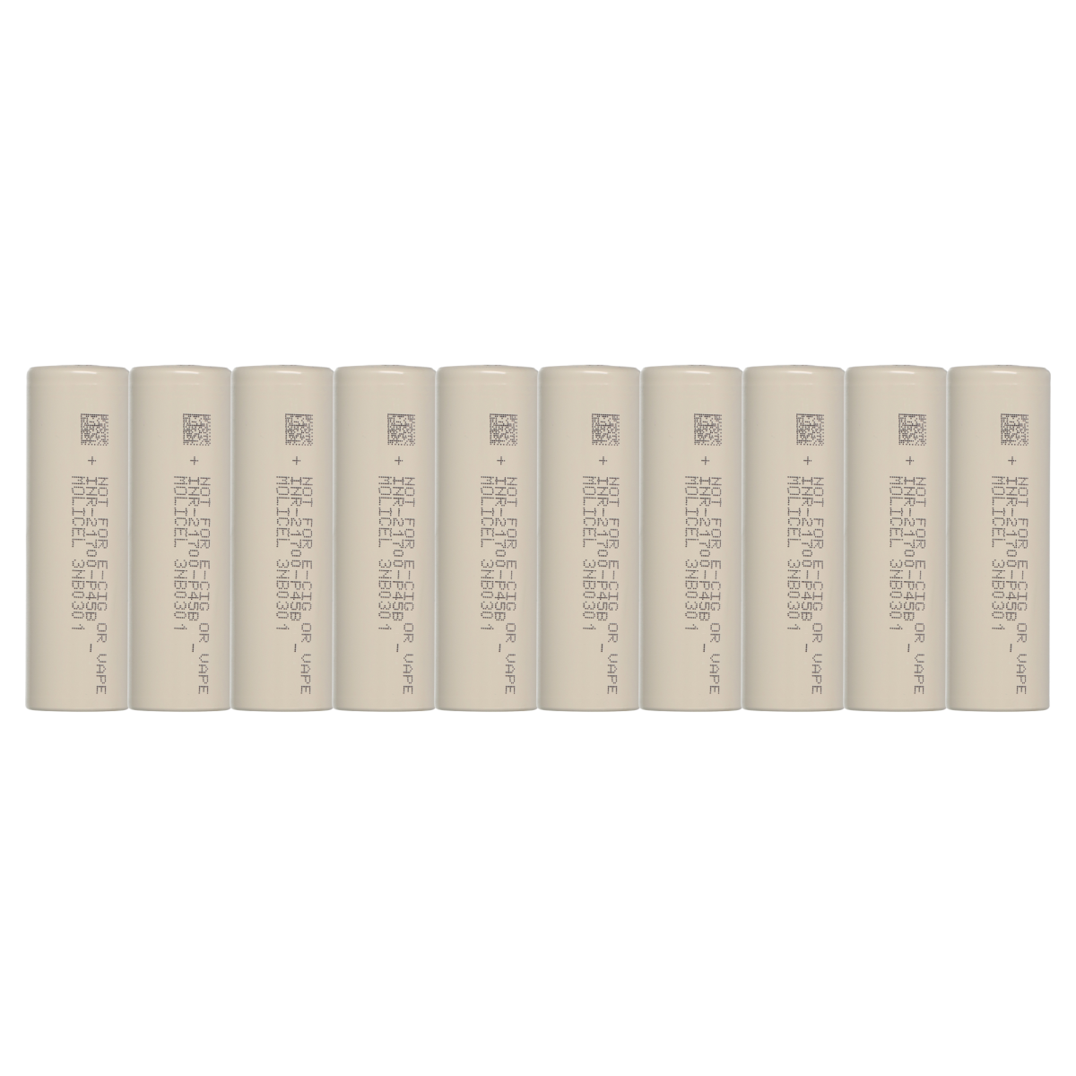 10er-Set Molicel INR21700-P45B 3,7V 4500mAh 45A Li-Ion 21700 Akku flat top