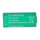 Varta CR 2/3 AA Lithium Batterie 3V Vorderansicht