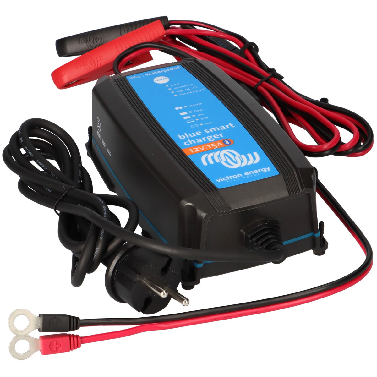 B-Ware Victron Blue Smart IP65 12/15 Bluetooth Ladegerät 12V 15A für Blei und Lithium Akkus