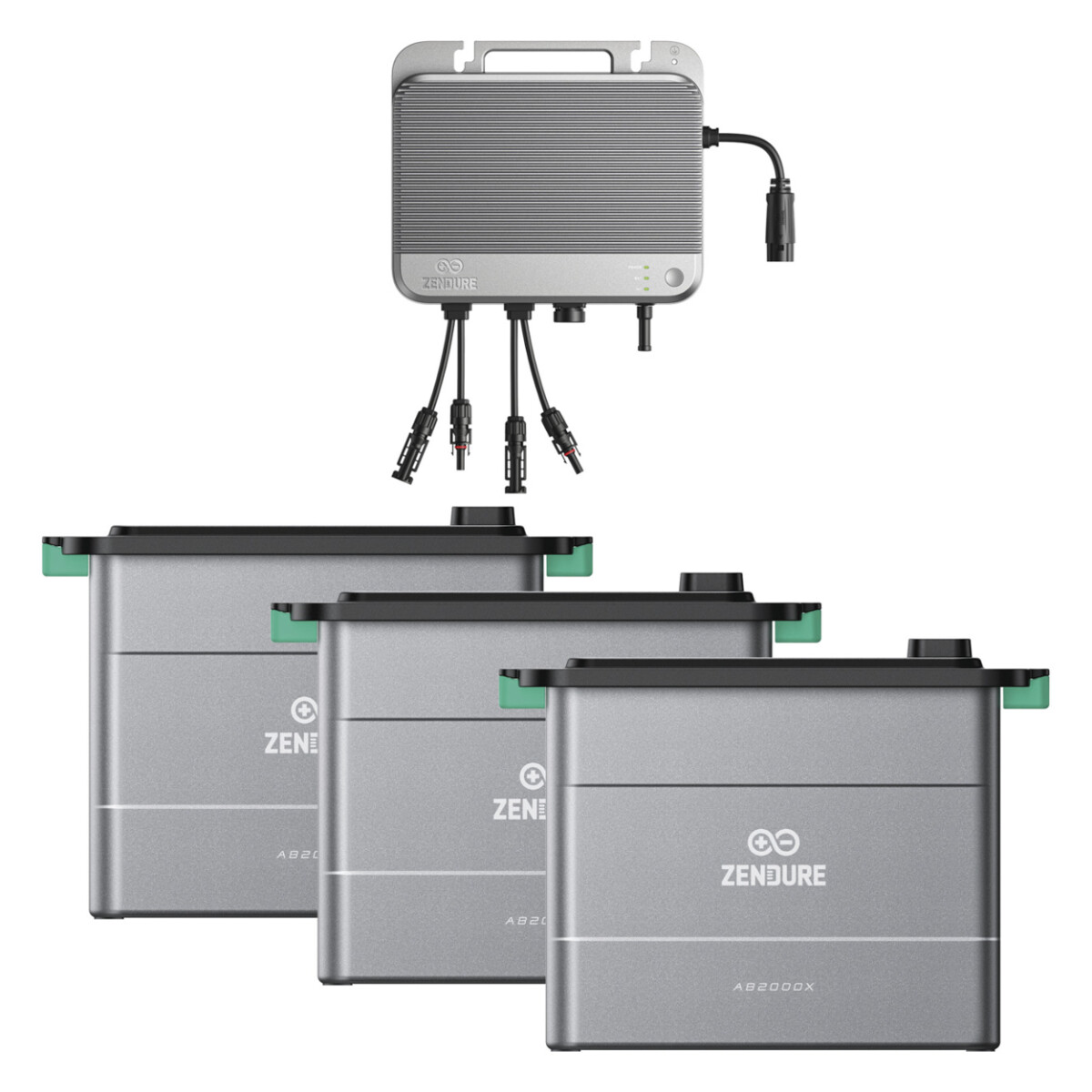 Zendure SolarFlow 800 Speicher für Balkonkraftwerk 5,76 kWh – 3x AB2000X