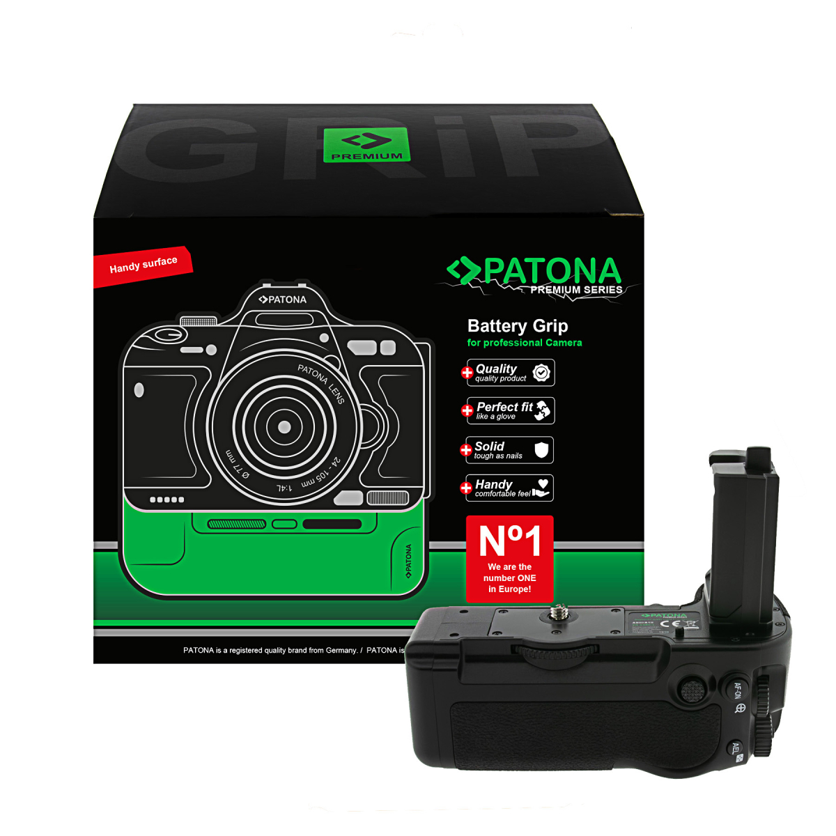 PATONA Premium Batteriegriff VG-C5 RC-L für Sony A9III & A1II