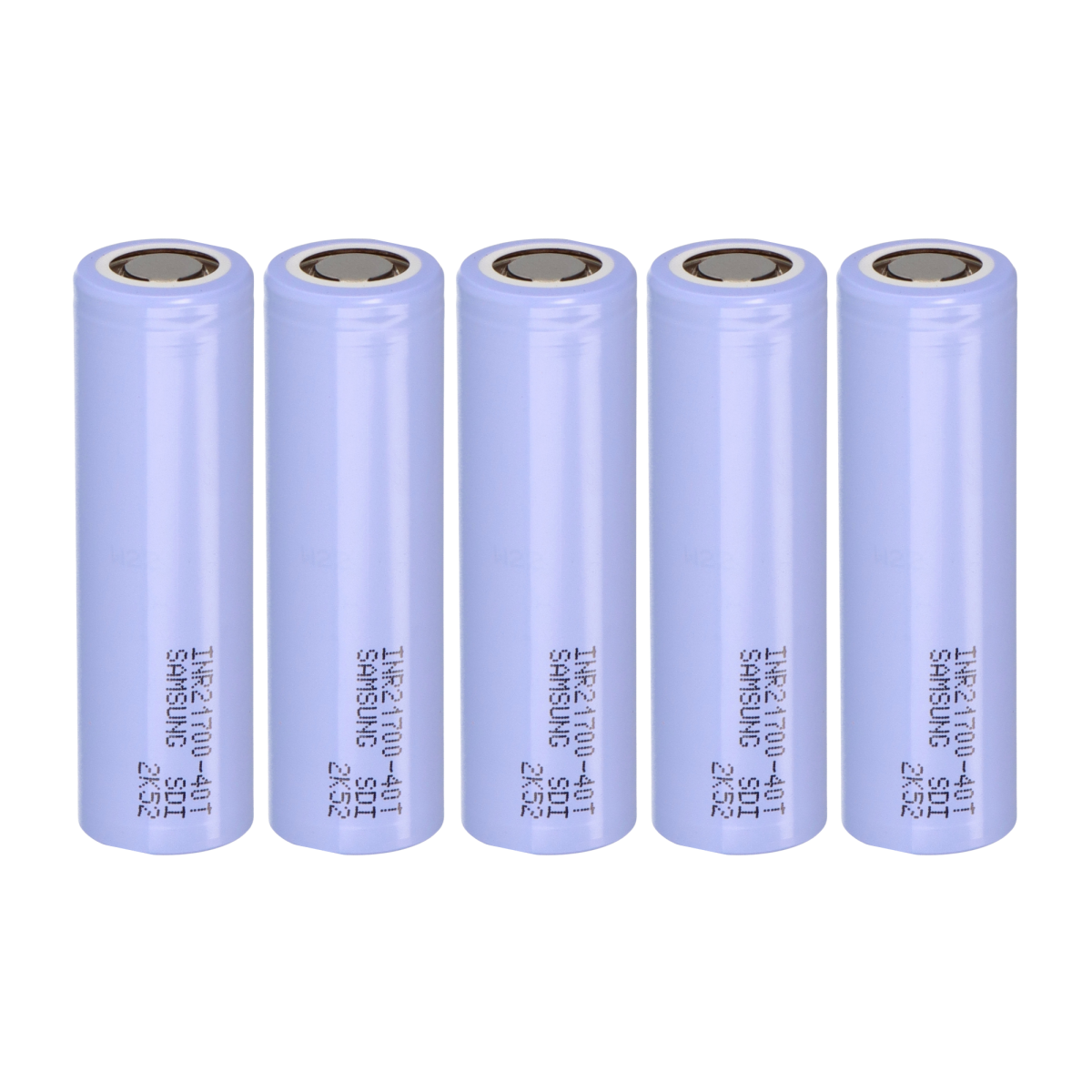 5er-Set Samsung INR21700-40T 3,6V 4000mAh 35A Li-Ion-Akku
