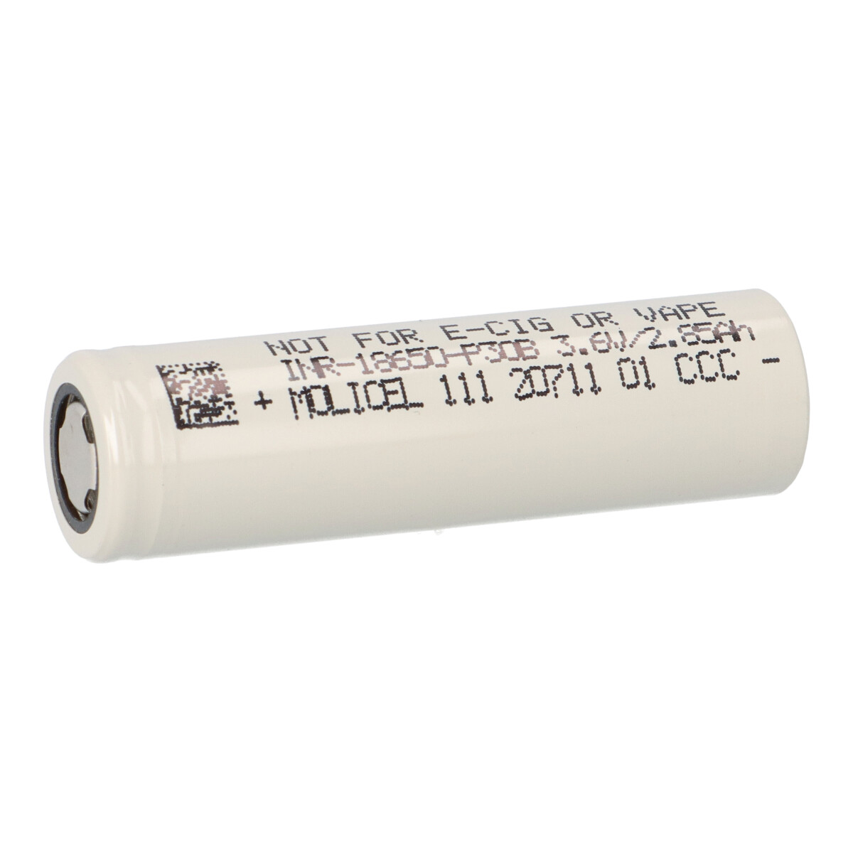 Molicel INR18650-P30B Li-Ion Akku 18650 3,6 V 3.000 mAh – Flat Top