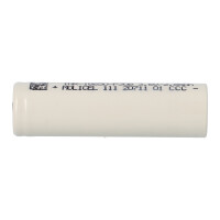18650 Hochstromakku 3000mAh 30A mit Lötfahne 2