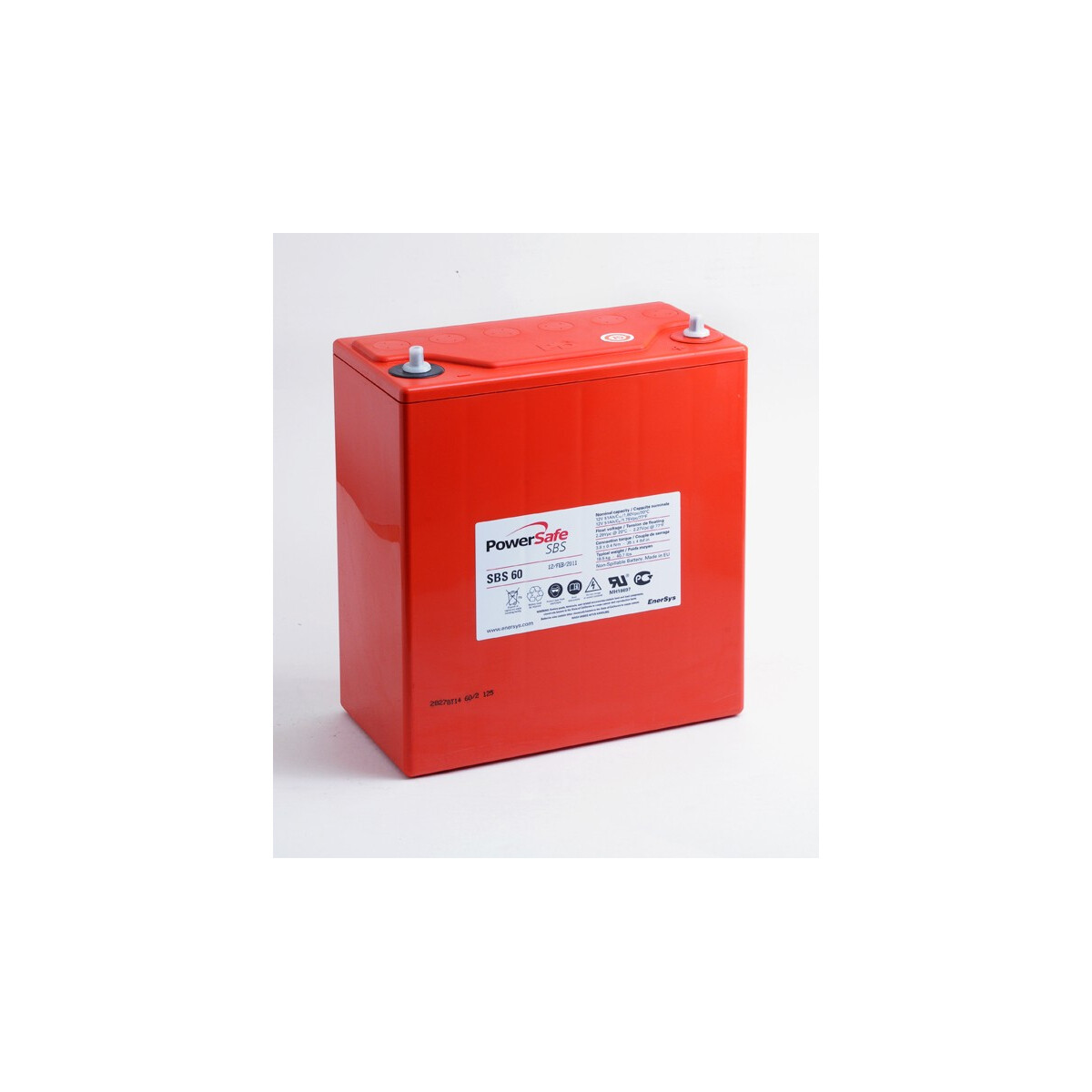 EnerSys PowerSafe SBS 60 Reinblei-Akku 12V 51Ah – 2x M6-Innengewinde