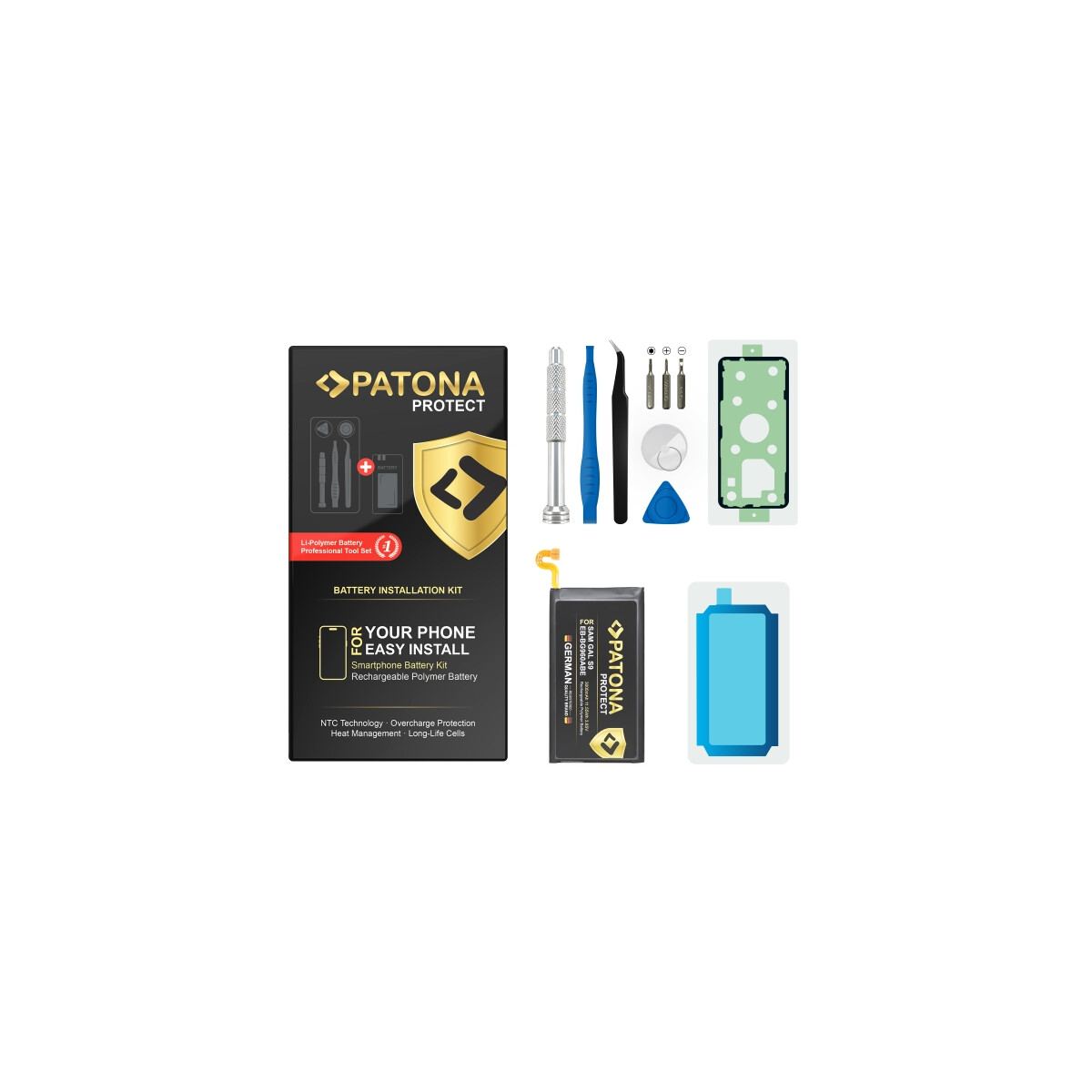 PATONA PROTECT Akku für Galaxy S9 & S9 Duos – 3000mAh