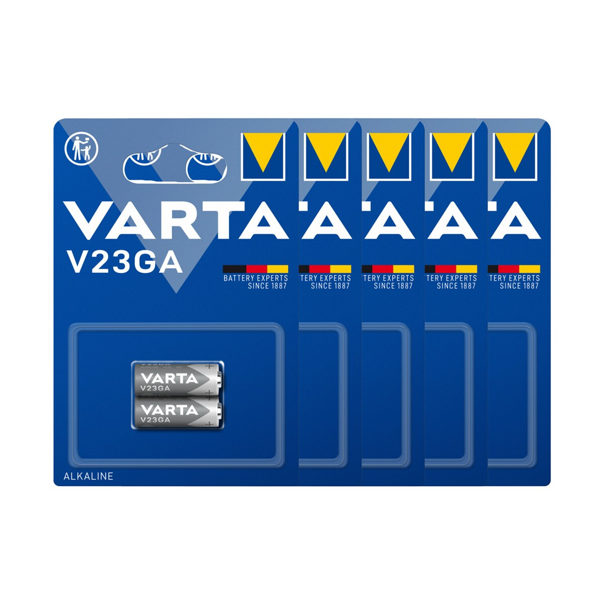 5x 2er- Blister Varta V23GA Batterie Alkaline 12V – 5er Set