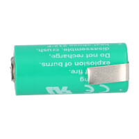 Varta CR 2/3 AA 3V Lithium Batterie mit Z-Lötfahne 1er-