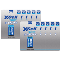 XCell 6LR61 9V AlMn Batterie 10er-Pack gallery