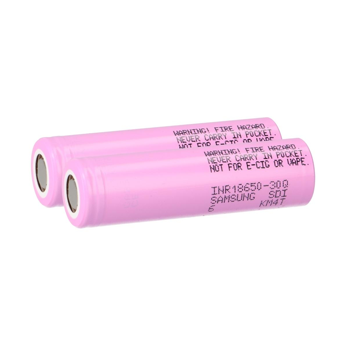 2x Samsung INR 18650-30Q Akkus 3,7V Li-Ion 3000 mAh 15A
