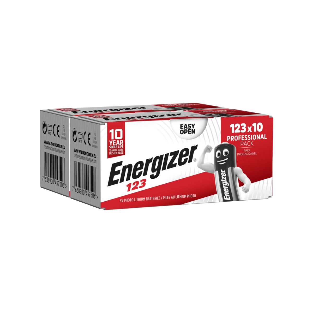 20x Energizer 123 CR123A Lithium Batterie 3V – EL123AP – Vorratspack