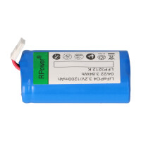 2er-Set LiFePO4 Akkus 3,2V 1,2Ah passend für WirelessCo