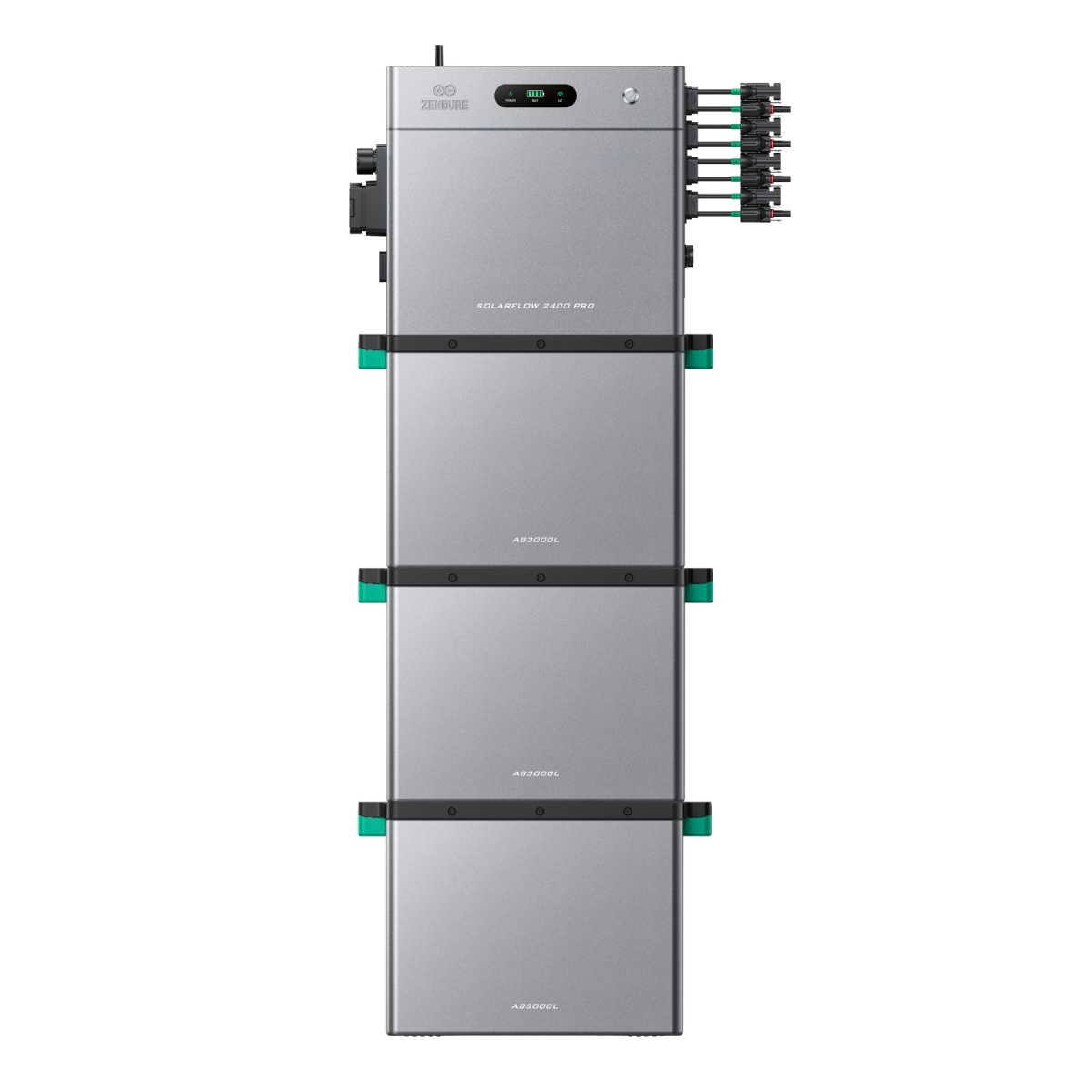 Zendure SolarFlow 2400 Pro mit 2400Wh Akku + 3x AB3000L LiFePO4 SolarSpeicher mit 0% MwSt nach §12 Abs. 3 UstG