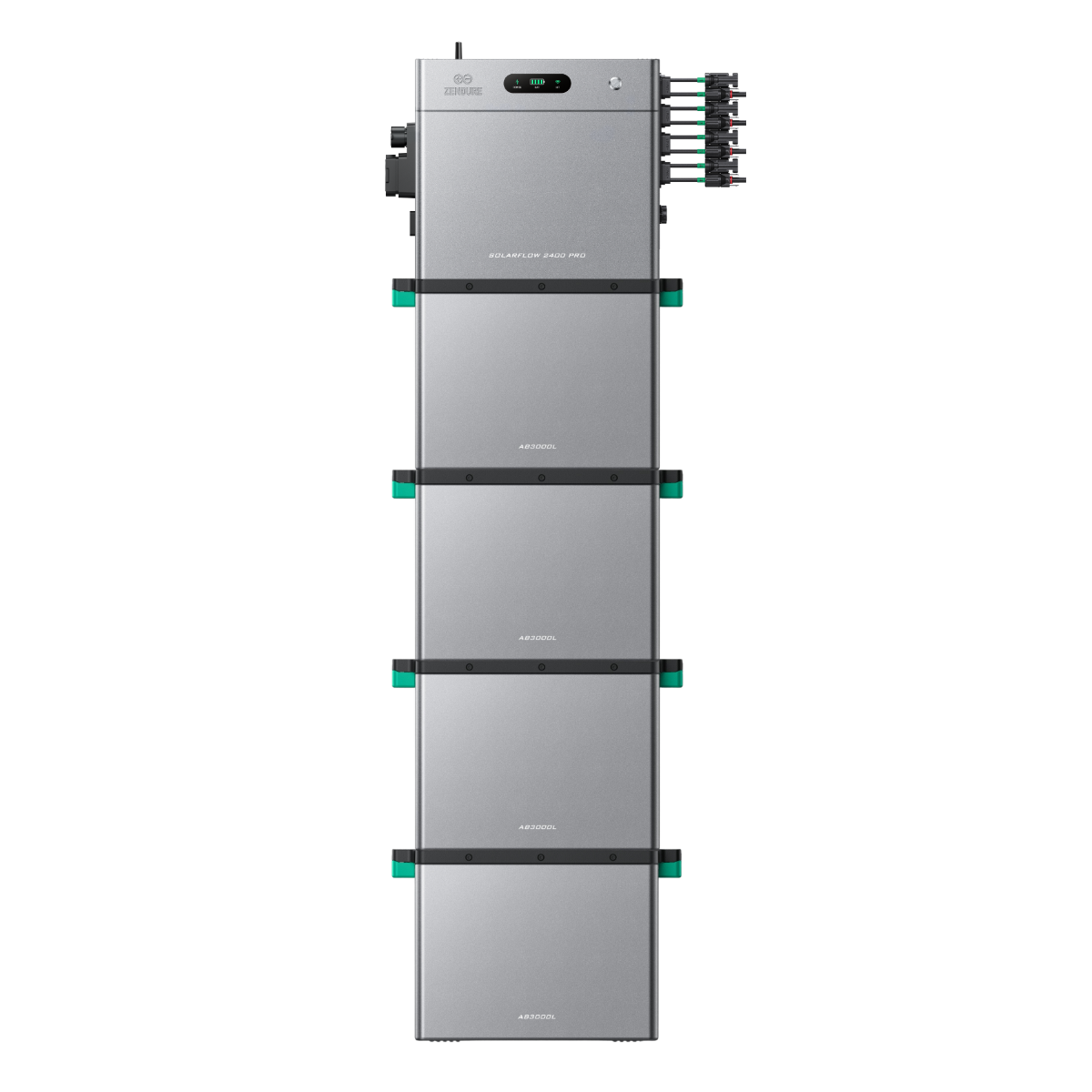 Zendure SolarFlow 2400 Pro mit 2400Wh Akku + 4x AB3000L LiFePO4 SolarSpeicher