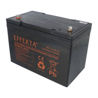 Effekta BTL 12-90LX AGM Bleiakku 12V 90Ah – wartungsfr