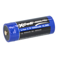 2× XCell 26650 Li‑Ion Akku 3,7V 50 productbox