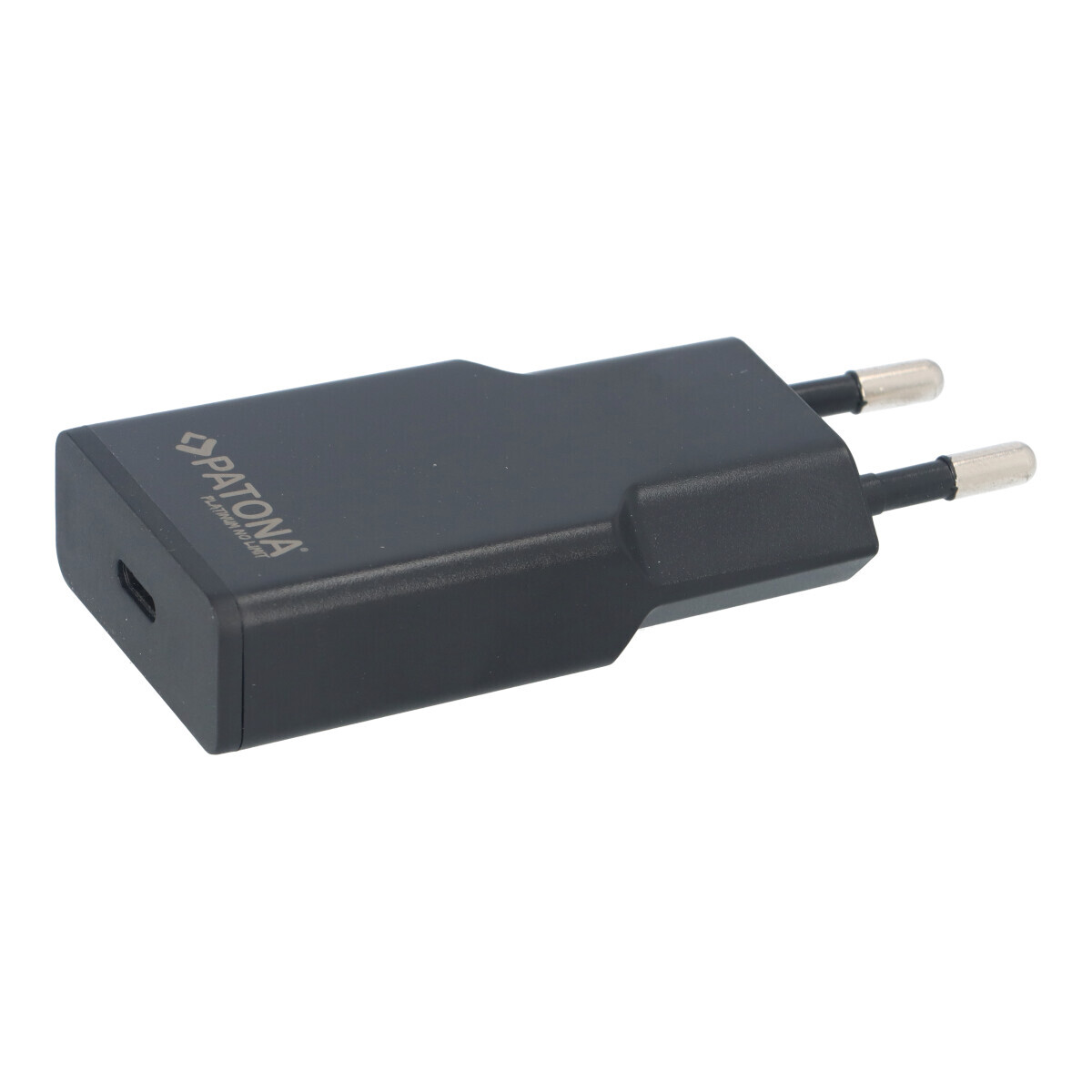PATONA GaN PD20W USB-C Ladegerät flach 20W QC3.0 schwarz