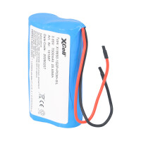 Li-Ion Akkupack 3,7V 7000mAh 1S2P – 18650 mit Litzen 6