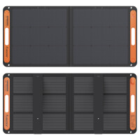 Jackery SolarSaga 100W aufgeklappt 122×55,2×2,0 