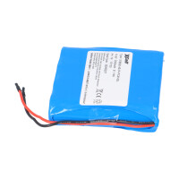 Detailansicht der Litzen am 14,8V/3500mAh Li‑Ion Akkupack 3