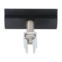 Modulmittelklemme Klick ALU schwarz 28–35 mm für 