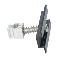 Modulmittelklemme Klick ALU schwarz 28–35 mm für 