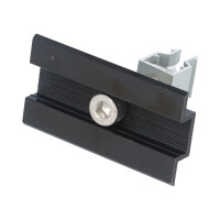 Modulmittelklemme Klick ALU schwarz 28–35 mm für 