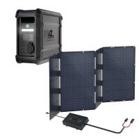BMZ Solar‑Set 400W mit POWER2GO Life und falt