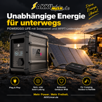 Faltbares 400W Solarpanel mit XT‑60 & Power Controller f