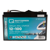 LiFePO4 12,8V 100Ah mit integrierter Heizung – kompakt