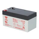 amazon 3 Yuasa Blei-Akku NP1.2-12 Pb 12V / 1,2Ah VdS, Faston 4,8