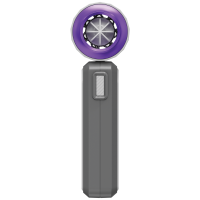 Verbatim CoolnGo AirJet Handventilator 4000mAh Grau Lila 3