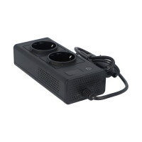 KFZ Wechselrichter 12V auf 230V 200W/400W, 2x Steckdose, USB