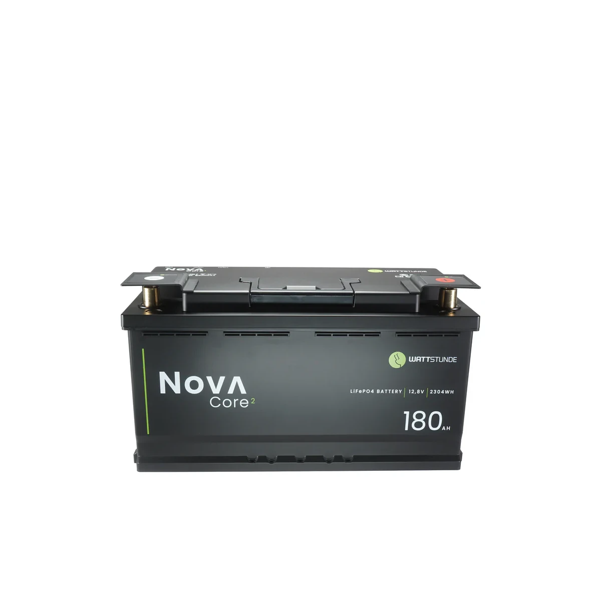 WATTSTUNDE NOVA Core² 180 Ah LiFePO4 12,8 V Batterie, BMS 200 A, CAN-Bus