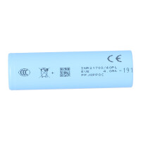 EVE INR21700-40PL Akku 4000mAh 70A Li-Ion 21700 Flat Top 2