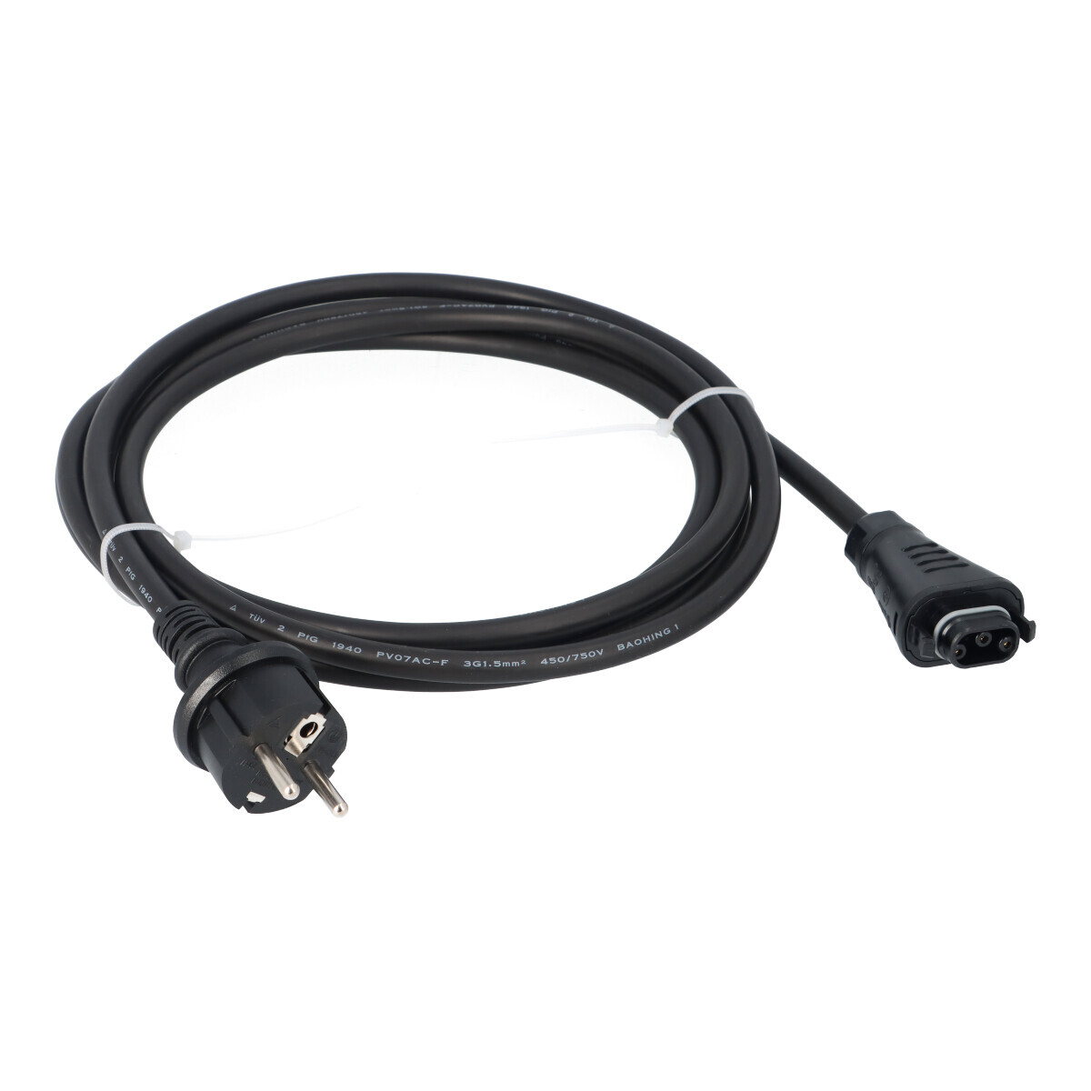 Anschlusskabel Field Connector auf Schutzkontaktstecker/Steckdose Kabel - 3m
