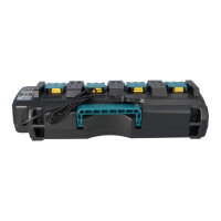 4-Port 3A-Ladegerät für Makita 18V Batterie DC18SF