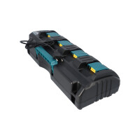 4-Port 3A-Ladegerät für Makita 18V Batterie DC18SF