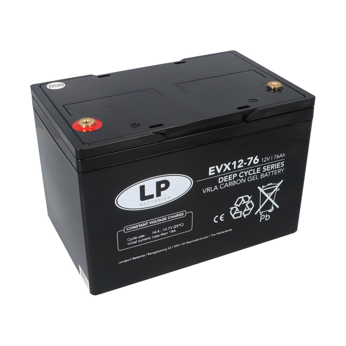 Landport EVX12-76 T6 12V 76Ah AGM-GEL Blei-Carbon Deep Cycle