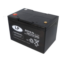 Landport EVX12-76 T6 12V 76Ah AGM-GEL Blei-Carbon Deep Cycle