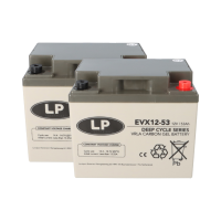 EVX12053 AGM-GEL 12V 53Ah Batterie 2er-S gallery