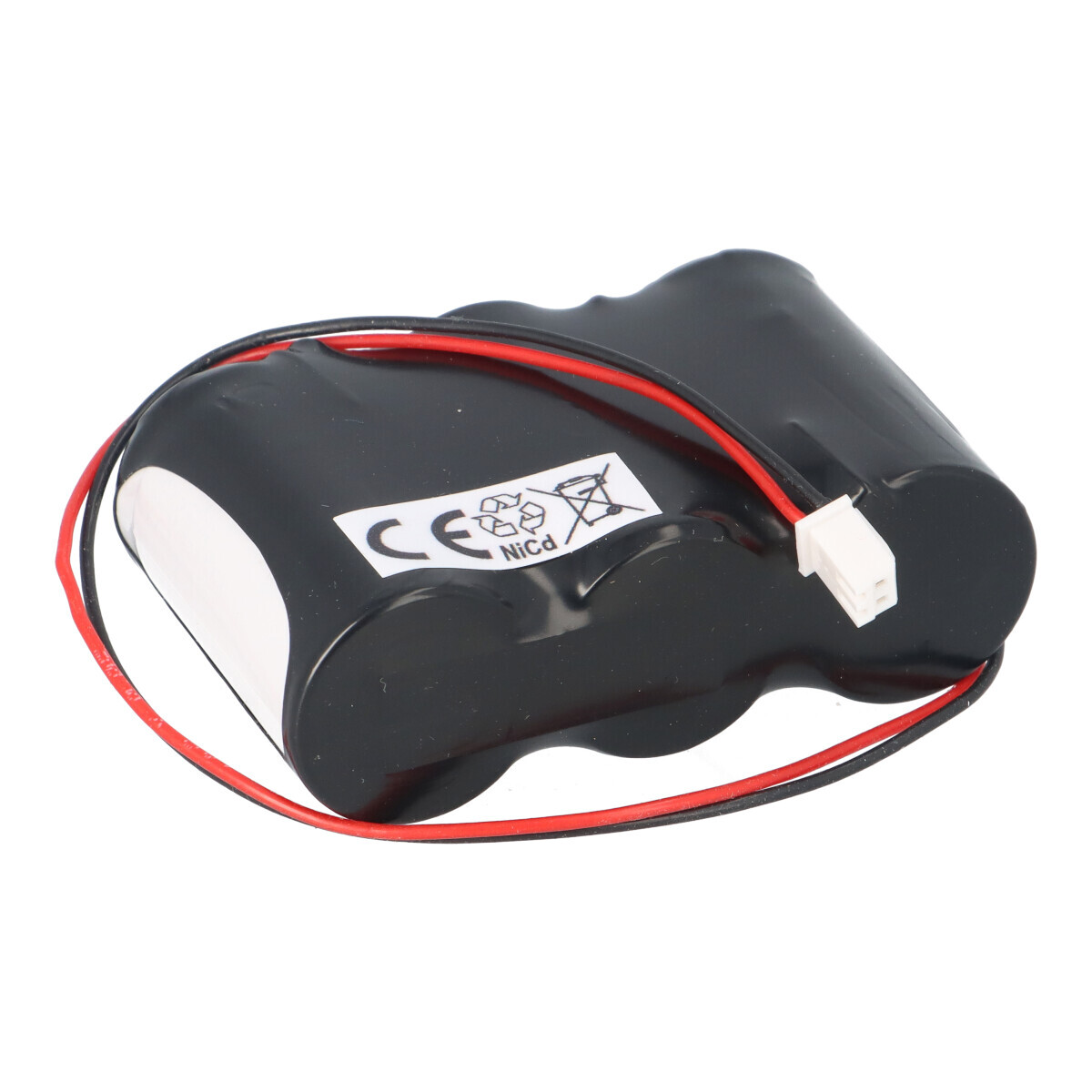 Mexcel Notleuchtenakku NiCd 3,6V 1800mAh F1x3 Sub-C mit Stecker