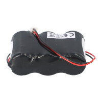 Mexcel Notleuchtenakku NiCd 3,6V 1800mAh F1x3 Sub-C mit Stec