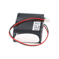 Mexcel Notleuchtenakku NiCd 3,6V 1800mAh F1x3 Sub-C mit Stec