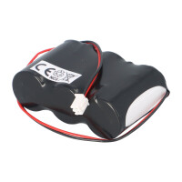 Mexcel Notleuchtenakku NiCd 3,6V 1800mAh F1x3 Sub-C mit Stec
